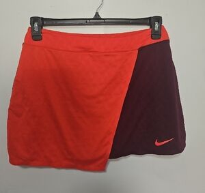 Nike Women's Red and Purple Skirt